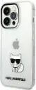 Karl Lagerfeld IML Choupette Body Hard Case for iPhone 14 Pro (6.1") - Transparent 