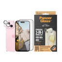 PanzerGlass iPhone 15 6.1" | 360 Bundle with D3O® | Clear -