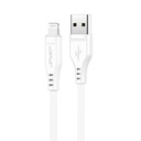 C3-02 USB-A to Lightning TPE charging data cable - white