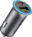 B16 95W (USB-A+USB-C) dual port metal car charger set (P5)