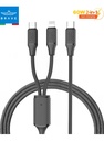 BRAVE2in160WCtoC&L Fast Charging Data Cable